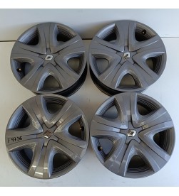 FELGI 4x100 16 Renault Clio Captur Dacia Sandero Logan + Kołpaki 4szt (F9736)